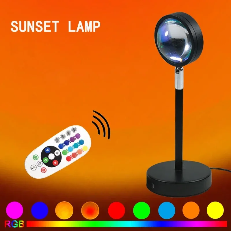 Sunset Lamp Projection - Sonnenuntergang Stimmungslicht Mehrere Farben Sonnenuntergang Projektionslampe
