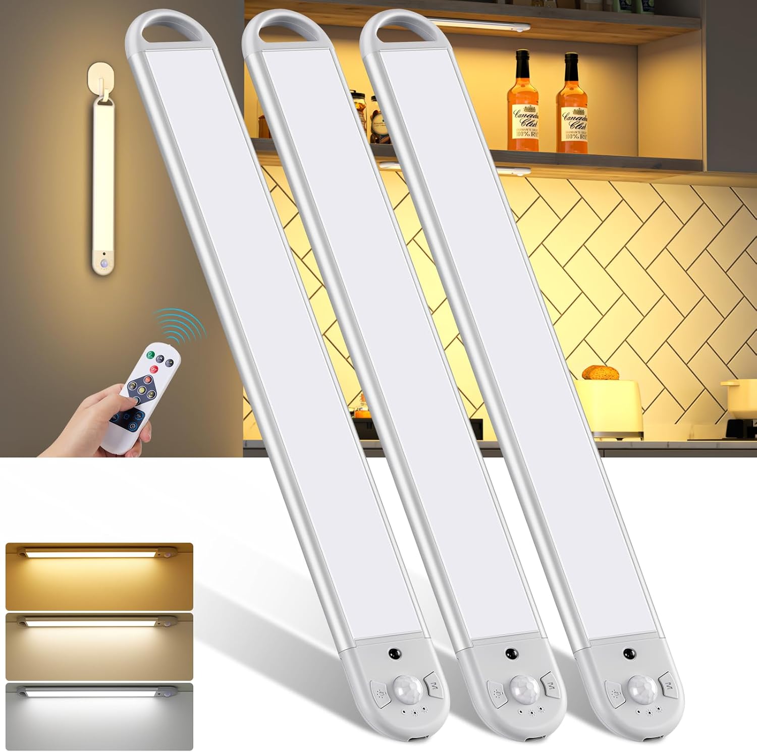Kitchen Decor Lighting - Bewegungsmelder-Küchenleuchte, LED-Nachtlampe unter dem Schrank, 2200