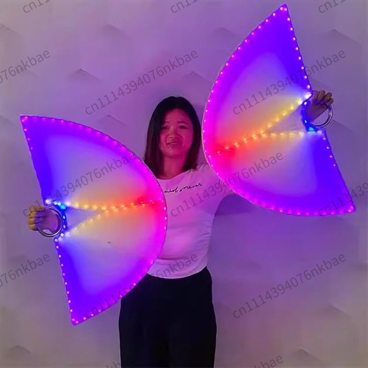 Decor Lighting Fans - Leuchtender, schallgesteuerter LED-Lichtfächer, leuchtende Bühnendekoration, leuchtender