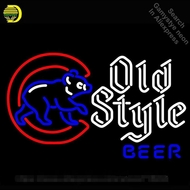 Union Lighting & Decor - Unions Cubs O Style Neonschild Bär