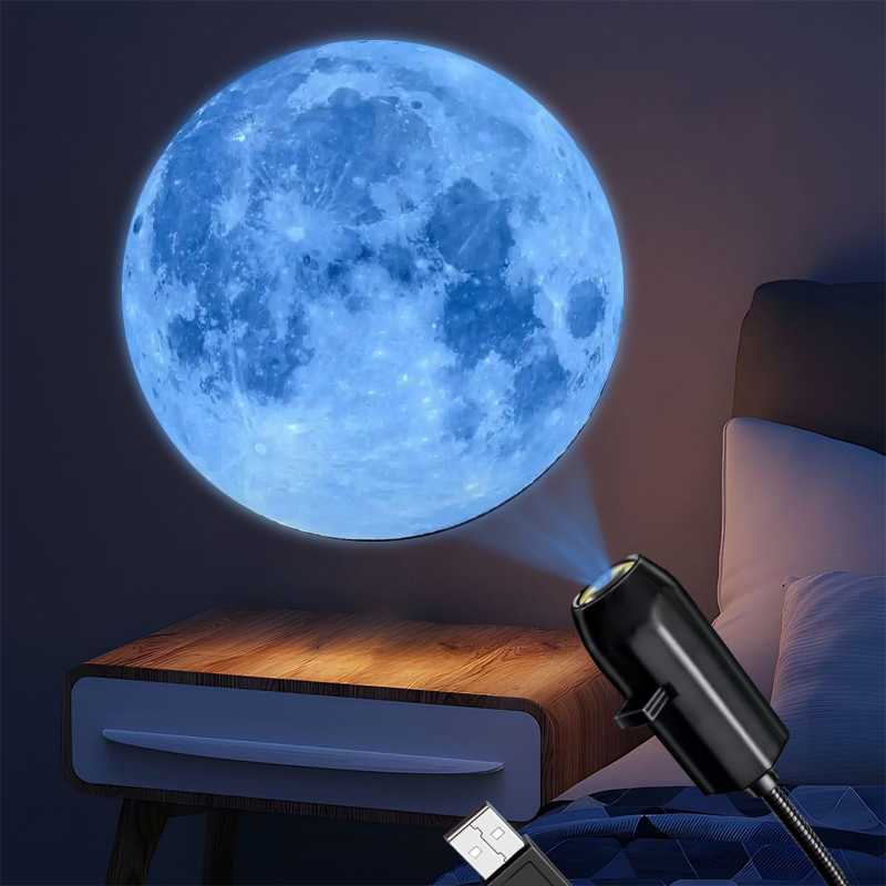 Sunset Lamp Projection - USB Decke Mond Erde Projektion Atmosphäre