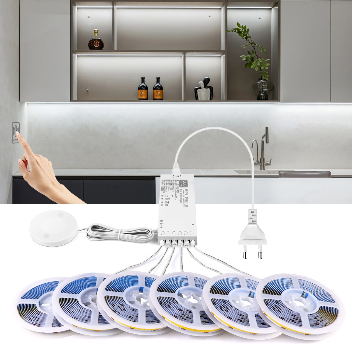 Kitchen Decor Lighting - 2-6 Stück COB LED-Lichtstreifen-Set mit dimmbarem