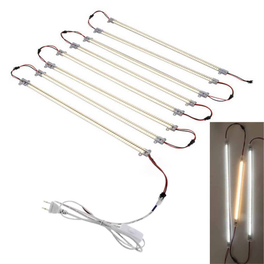 Kitchen Decor Lighting - 1/2/5/10 Leuchten LED-Schrankbeleuchtung Starre Schalter-Stromversorgungskit 220V