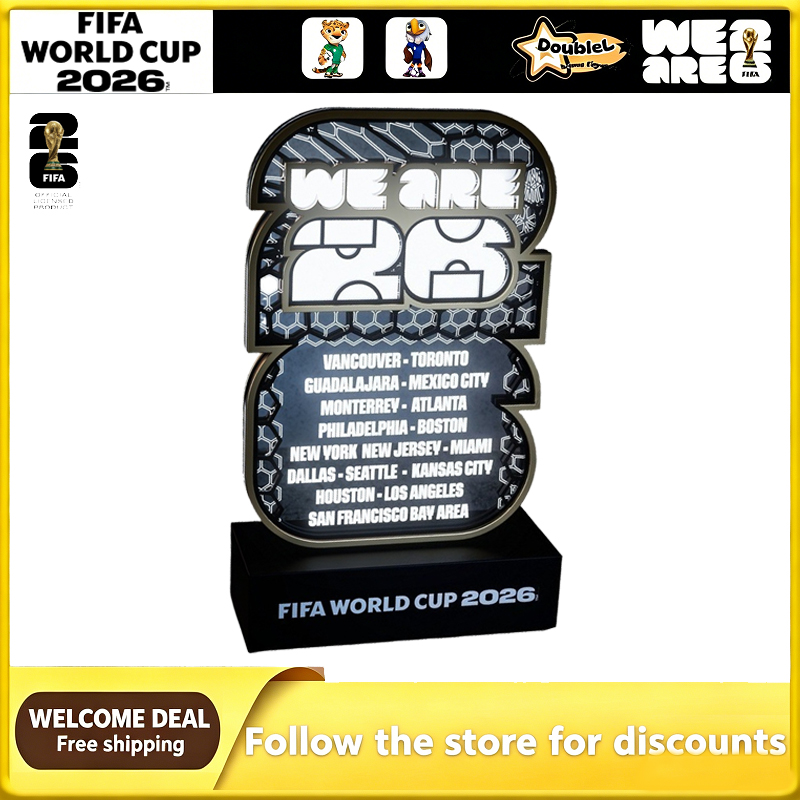 Decor Lighting Fans - FIFA-Weltmeisterschafts-Stadt 3D LED-Nachtlicht USB-Tischlampe Schlafzimmer Heimdekoration