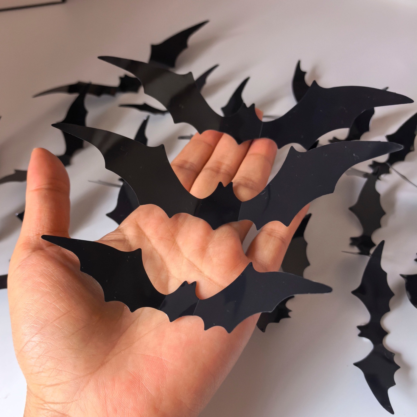 Lighting Home Decor Products - Generisches Halloween 3D Fledermaus LED-Wandsticker Nachtlicht