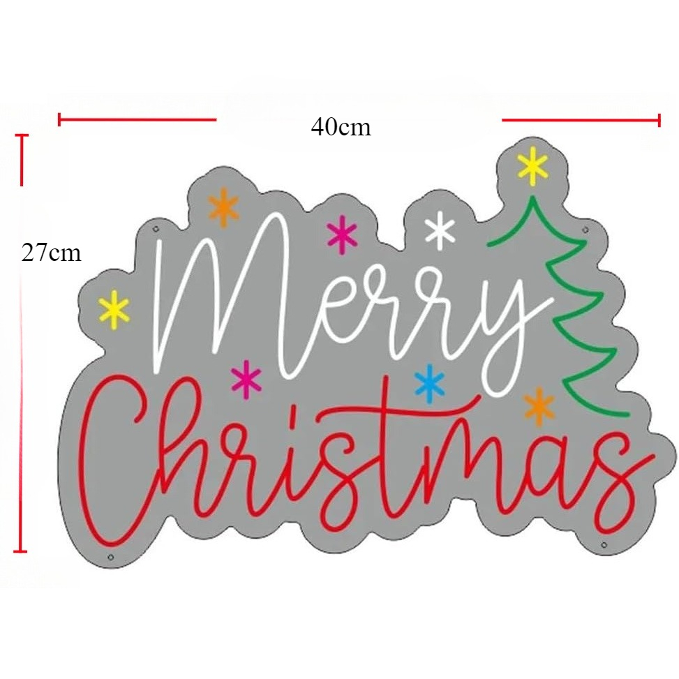 Frohe Weihnachten-Neonschild m – Wall Decor Lighting Tree Bewertung und Preis