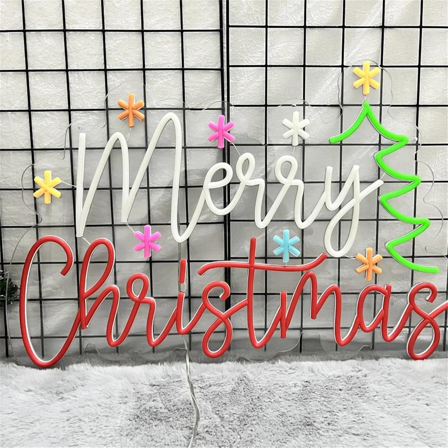 Frohe Weihnachten-Neonschild m – Wall Decor Lighting Tree Bewertung und Preis