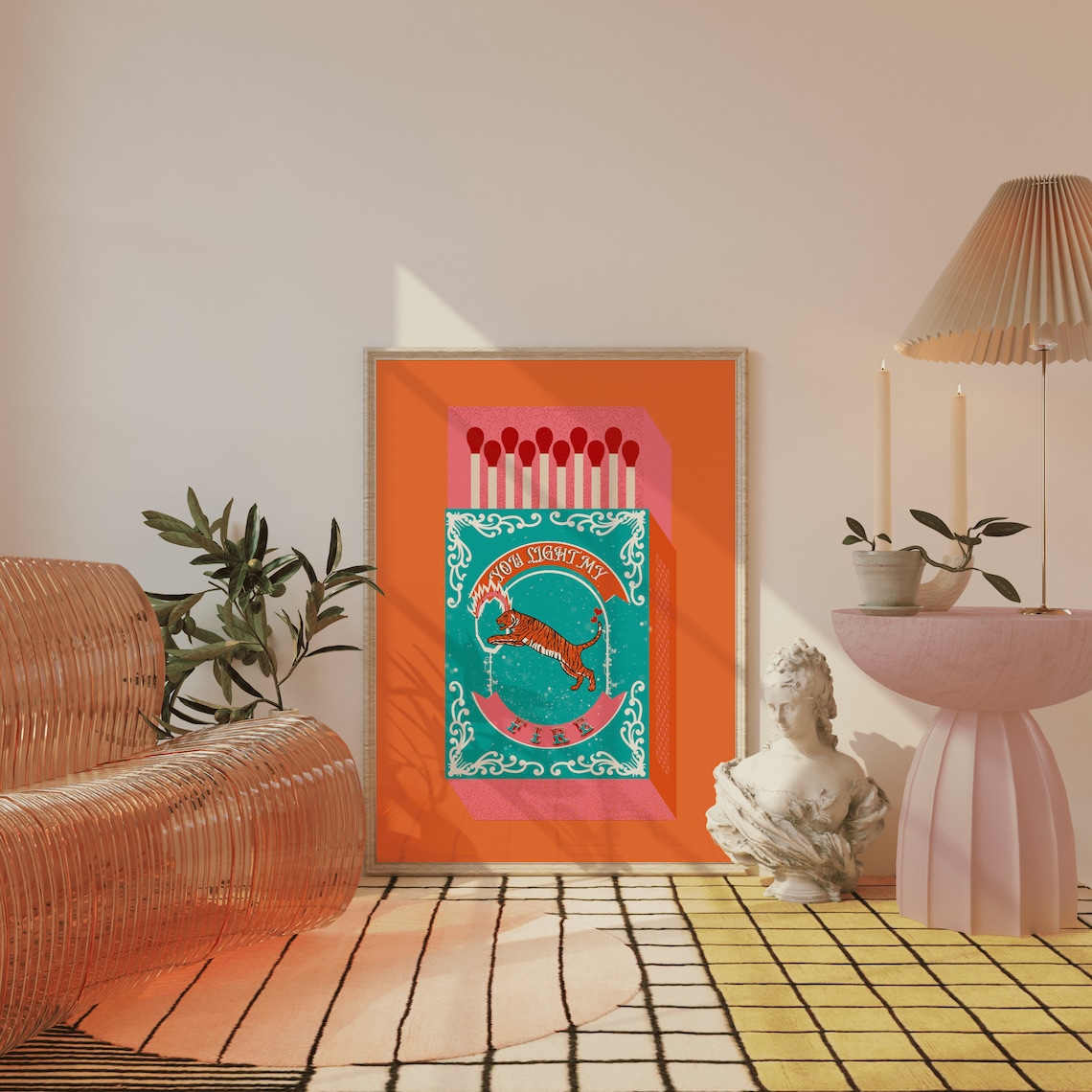 You Light My Fire Orange Match – Lighting Design Decor Bewertung und Preis