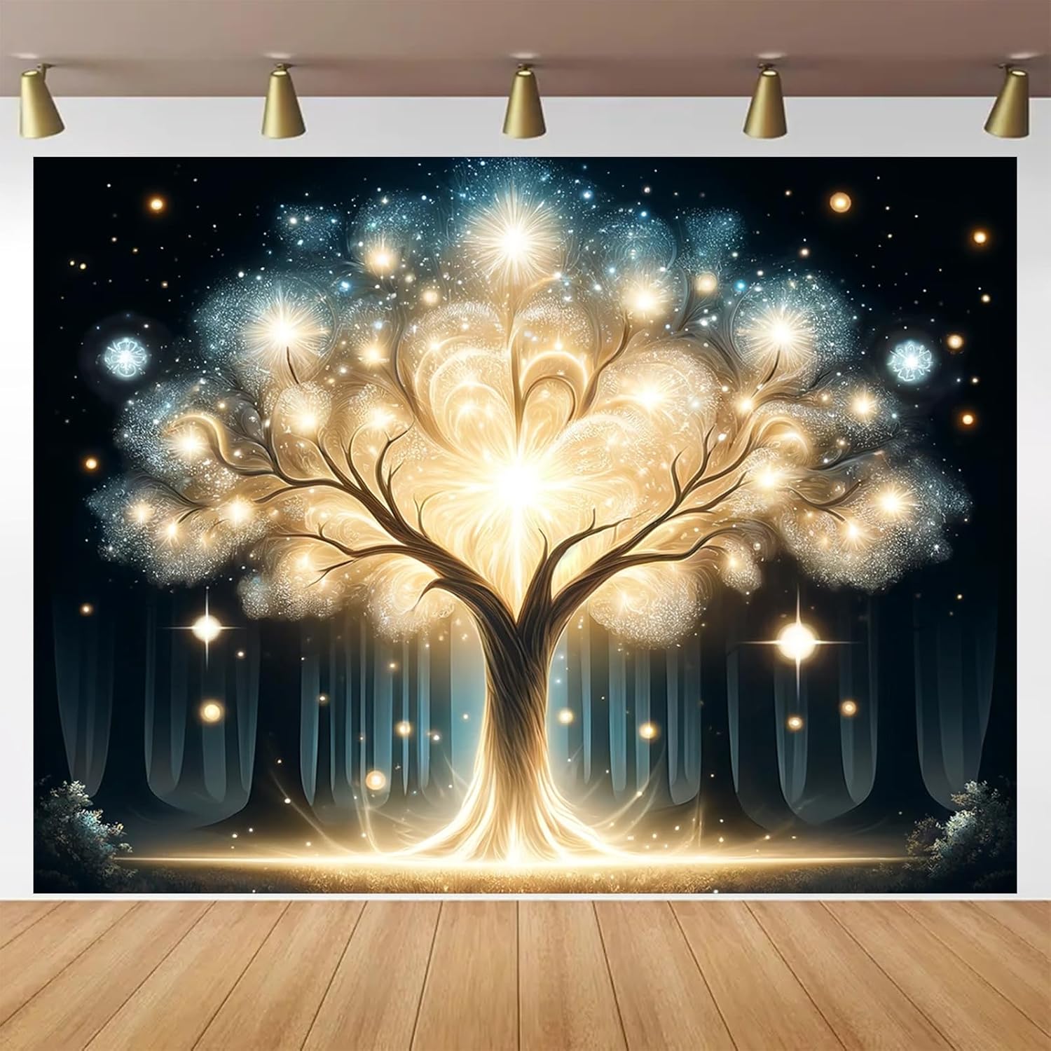 Leuchtender Geisterbaum, UV-Sc – Wall Decor Lighting Tree Bewertung und Preis