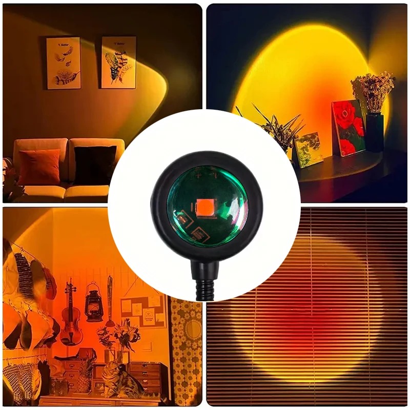 1 Stück USB-Sonnenuntergang-Pr – Sunset Lamp Projection Bewertung und Preis