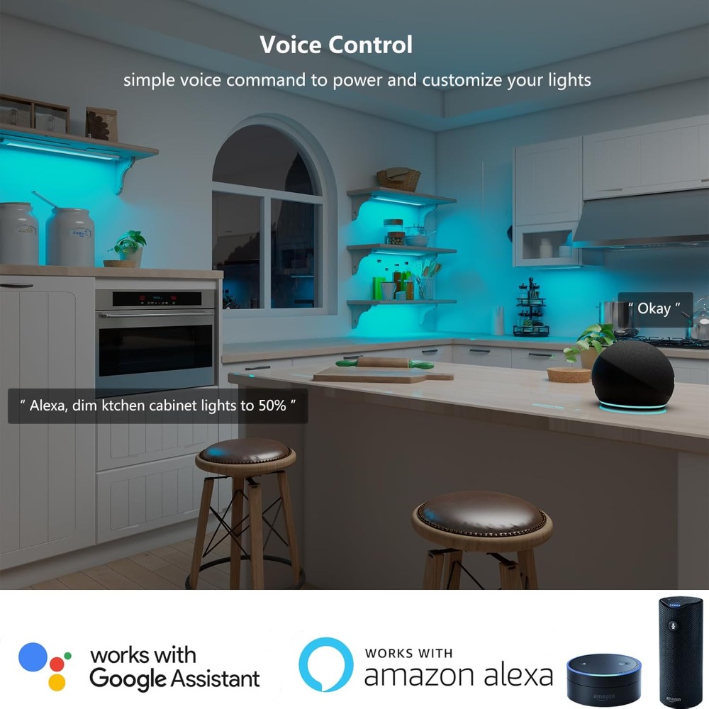 DC12V RGB Farbe Unter Schrank  – Kitchen Decor Lighting Bewertung und Preis