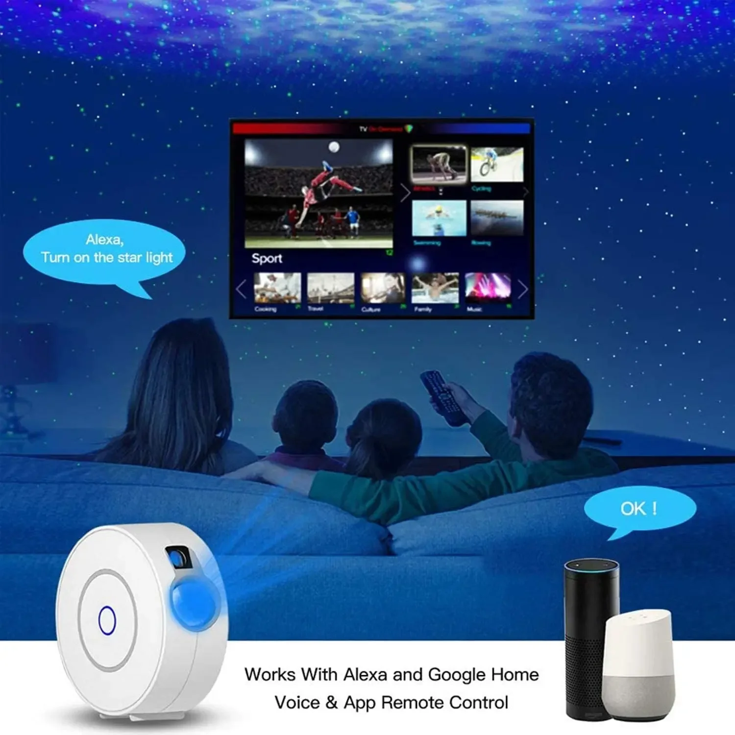 Tuya Wifi intelligente Aurora  – Sunset Lamp Projection Bewertung und Preis