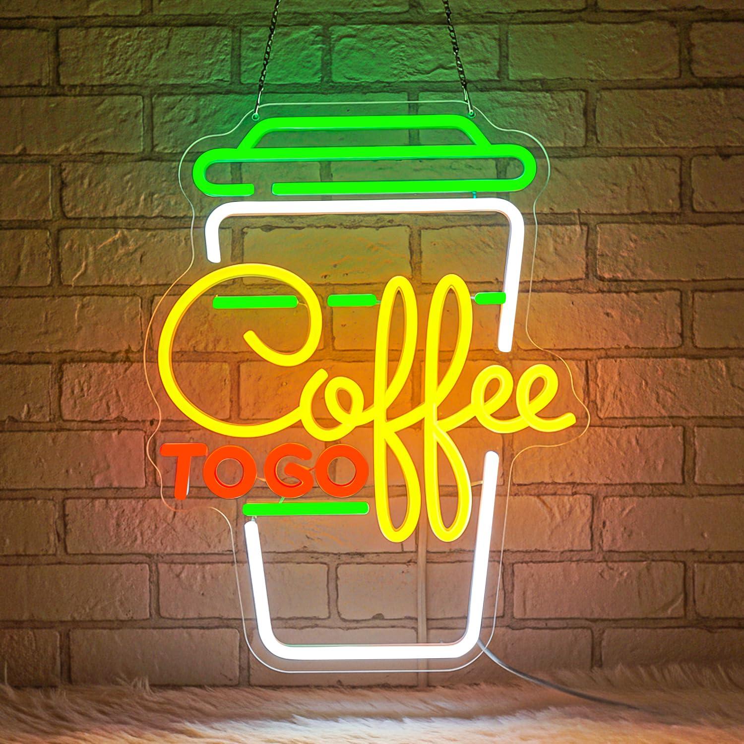 Kaffee-Neonschild USB Dimmbare – Kitchen Decor Lighting Bewertung und Preis
