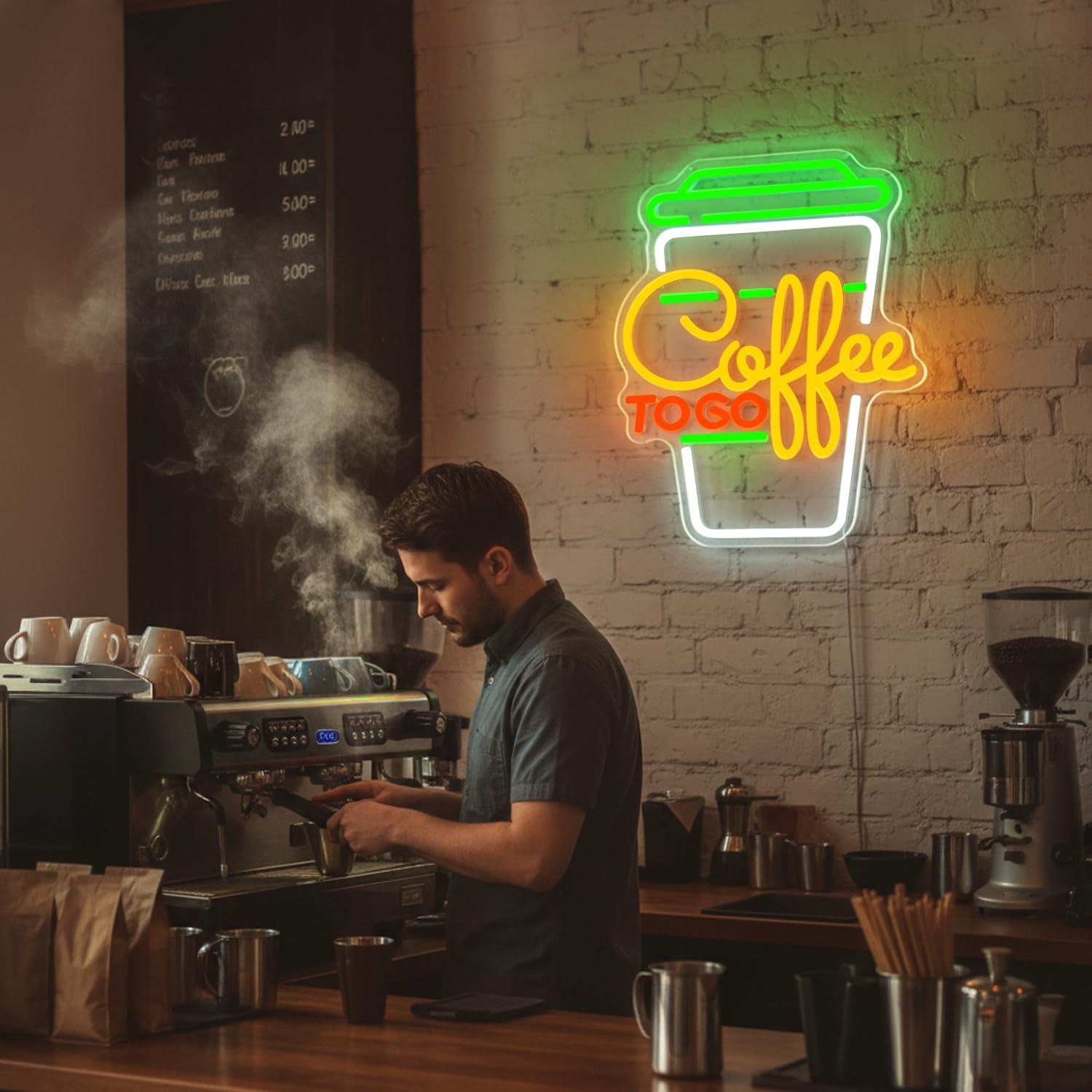 Kaffee-Neonschild USB Dimmbare – Kitchen Decor Lighting Bewertung und Preis