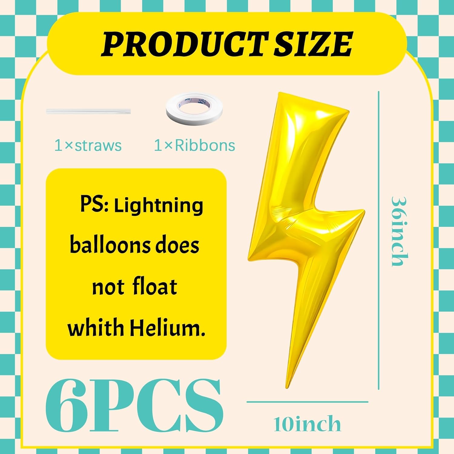6 Stück/Set 91,44 CM Große Bli – Lighting Mcqueen Decor Bewertung und Preis