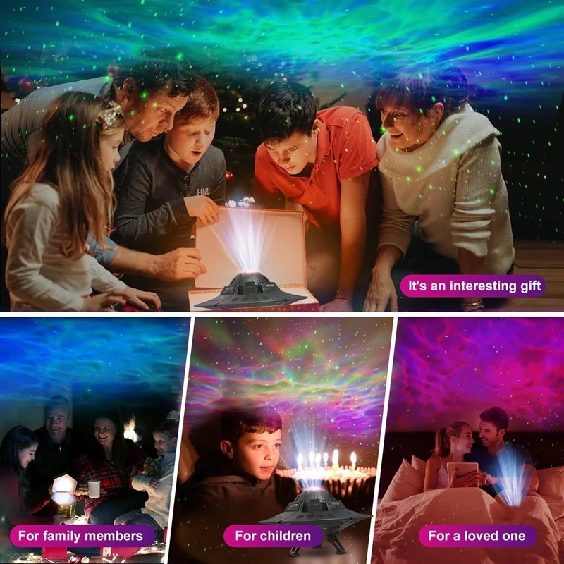 Nachtlicht UFO LED Stern Proje – Sunset Lamp Projection Bewertung und Preis
