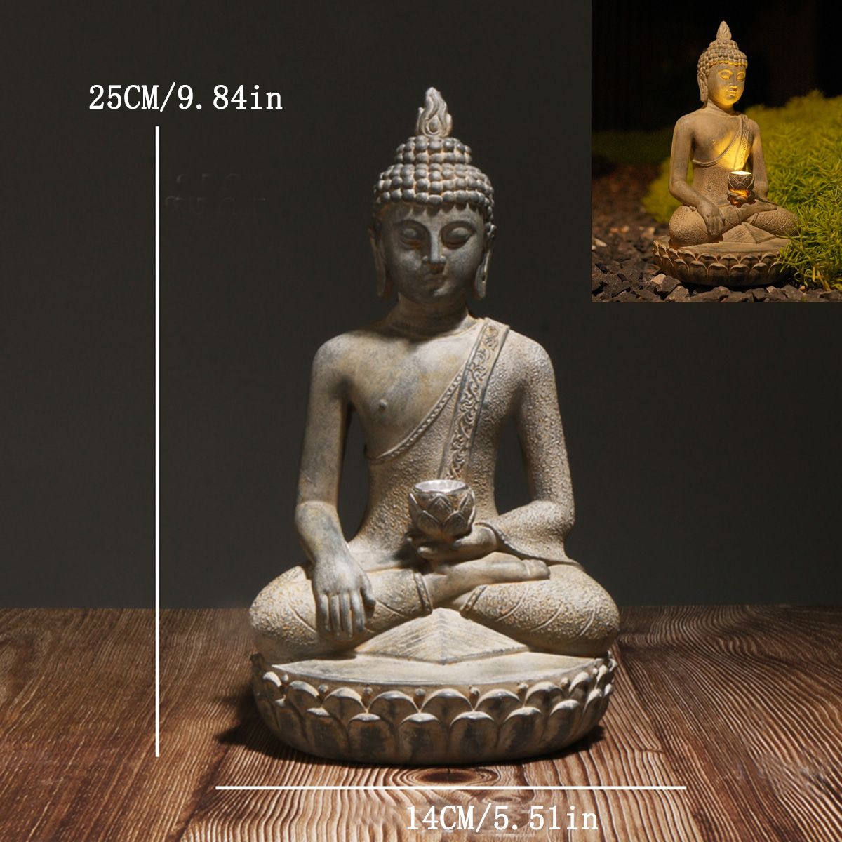 Von Zen inspirierte solarbetri – Decor Lighting India Bewertung und Preis