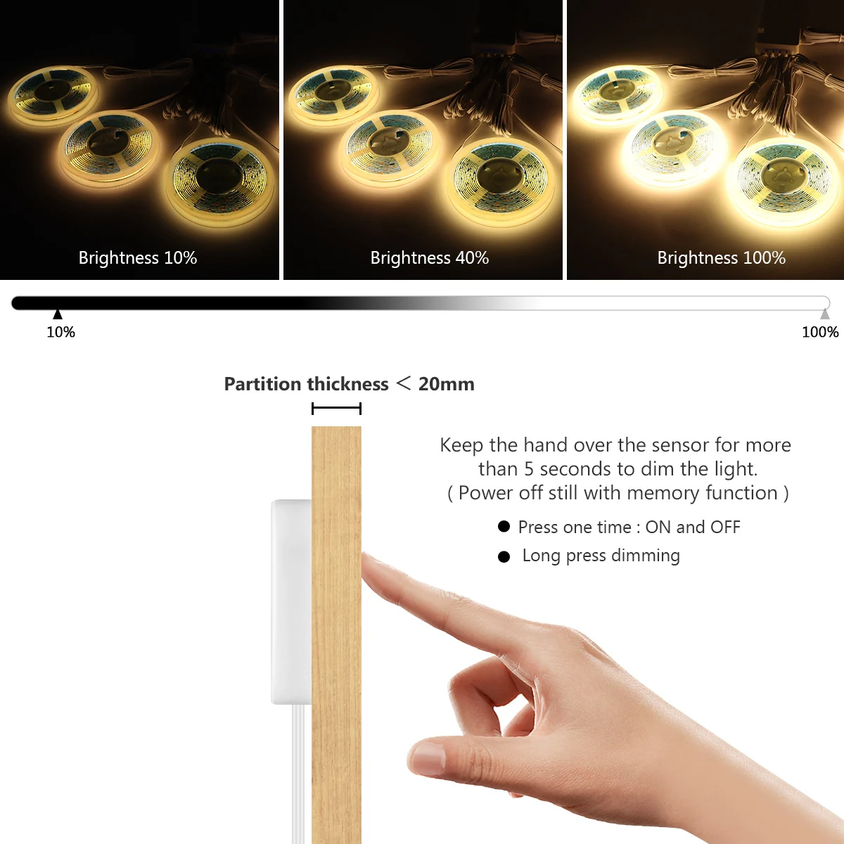 2-6 Stück COB LED-Lichtstreife – Kitchen Decor Lighting Bewertung und Preis