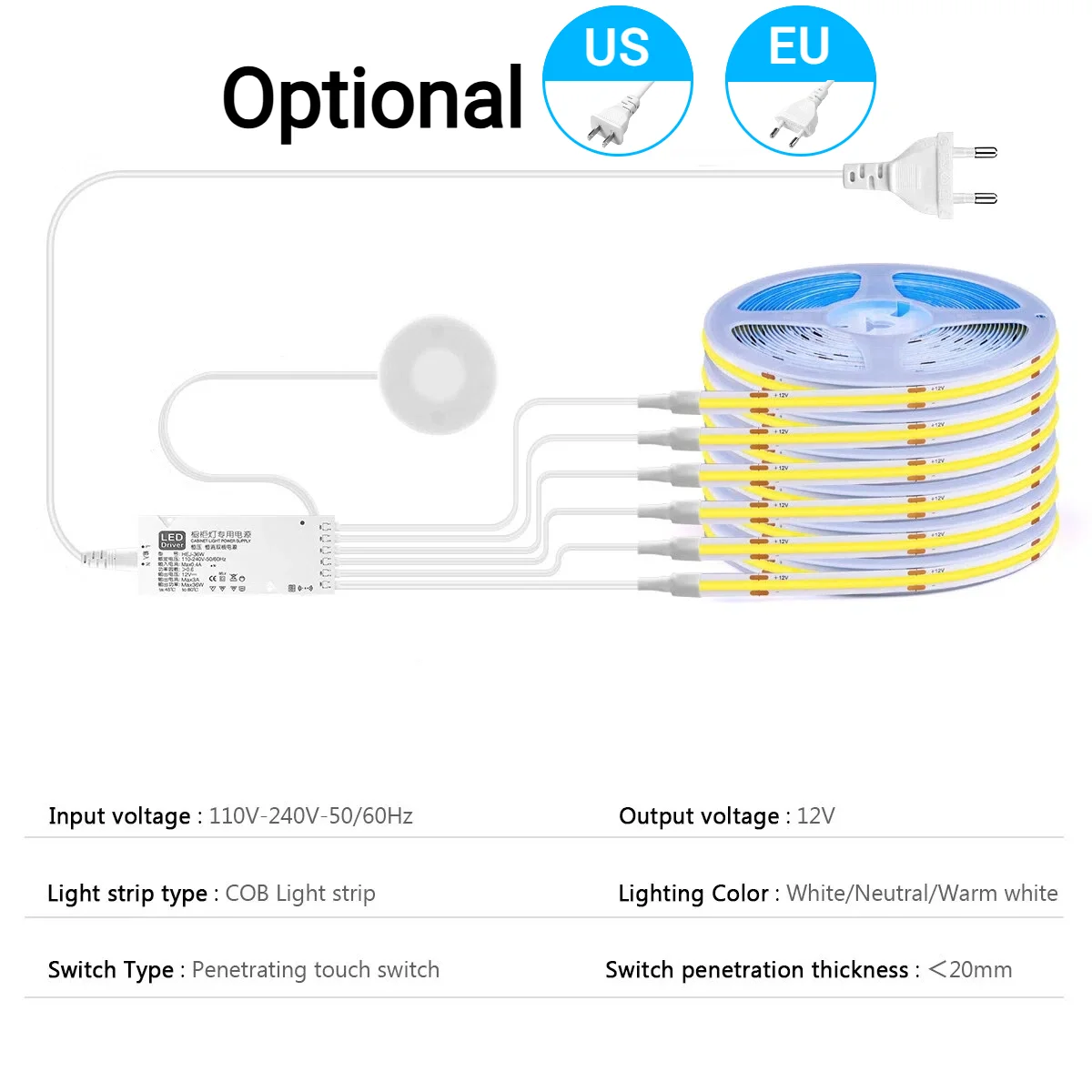 2-6 Stück COB LED-Lichtstreife – Kitchen Decor Lighting Bewertung und Preis