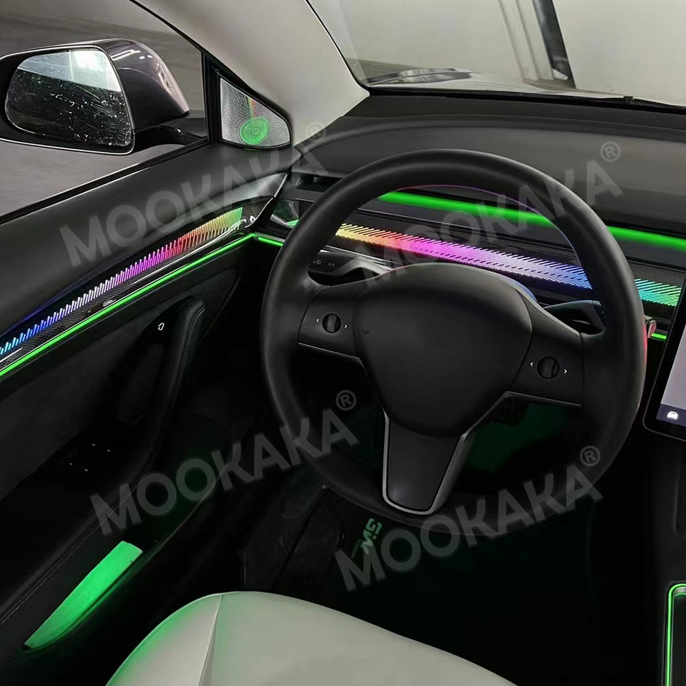 Für Tesla Model 3 Y Auto-Ambie – Decor Lighting India Bewertung und Preis