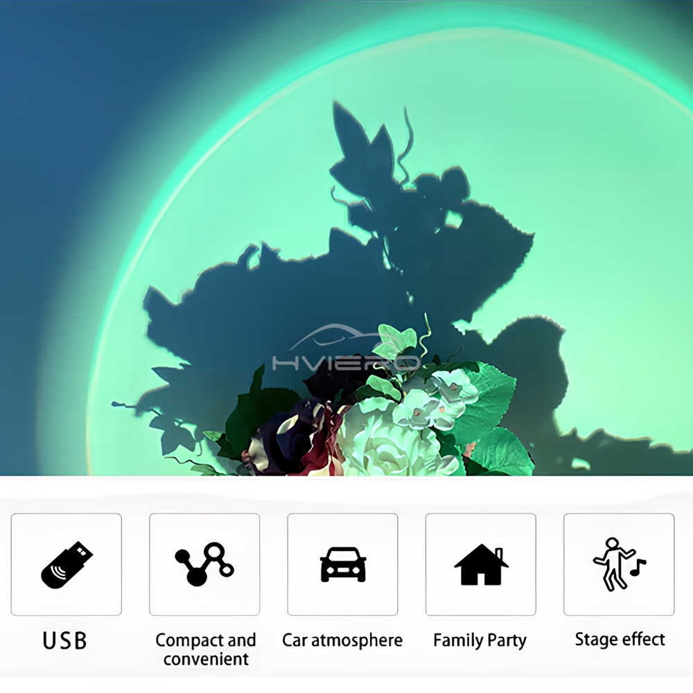 1 Stück USB-Schnittstellen-Son – Sunset Lamp Projection Bewertung und Preis