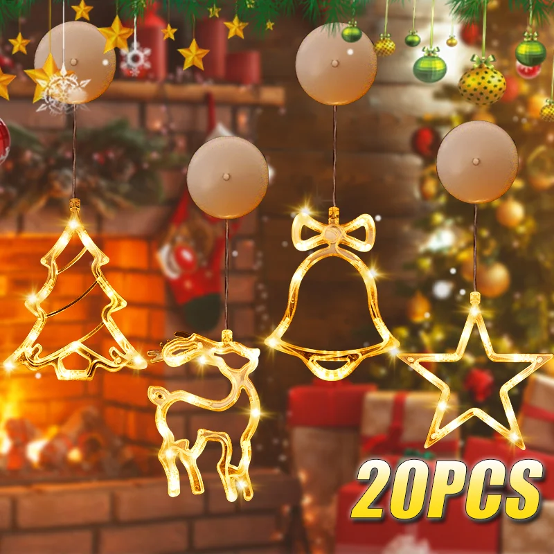 1-20PCS LED Weihnachten Saugna – Wall Decor Lighting Tree Bewertung und Preis
