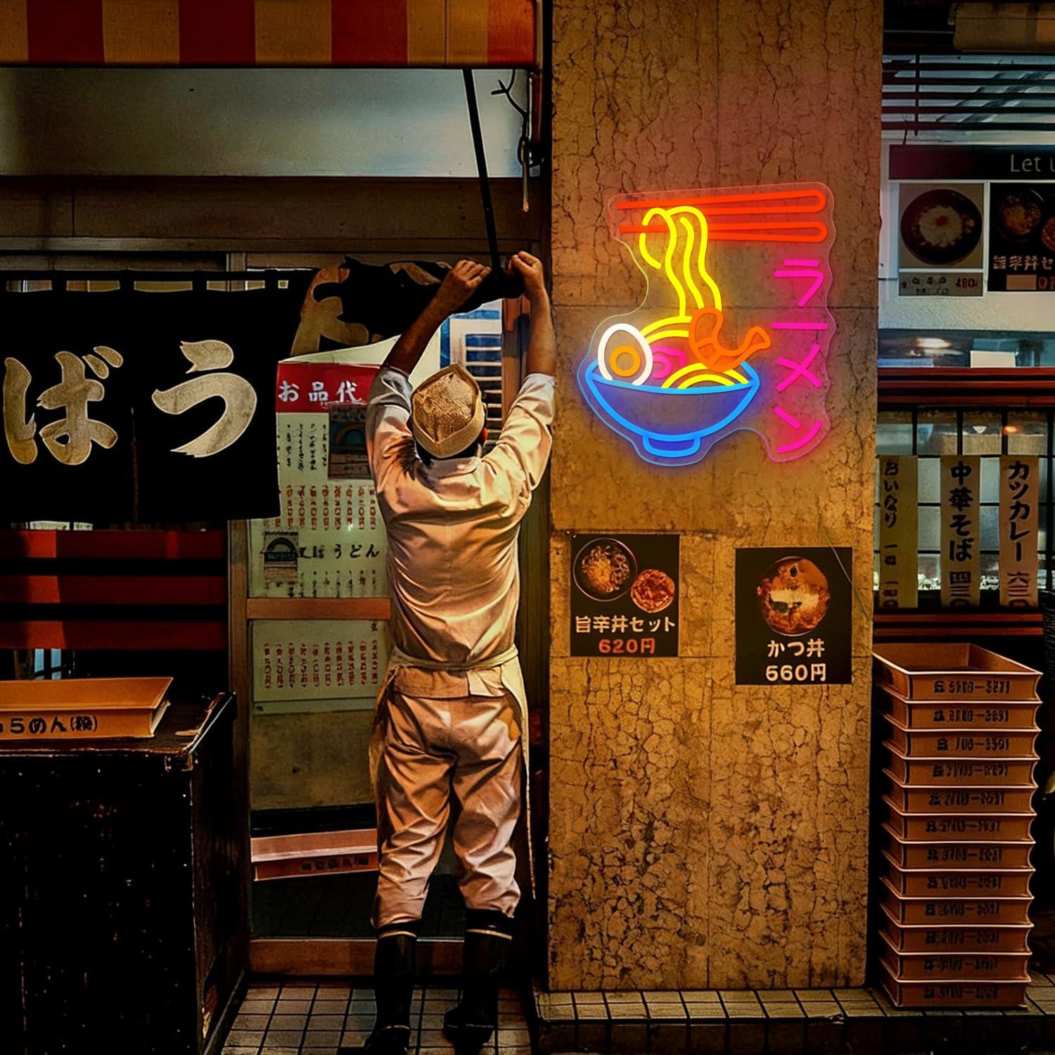 Ramen Neonschild Japanische Nu – Kitchen Decor Lighting Bewertung und Preis