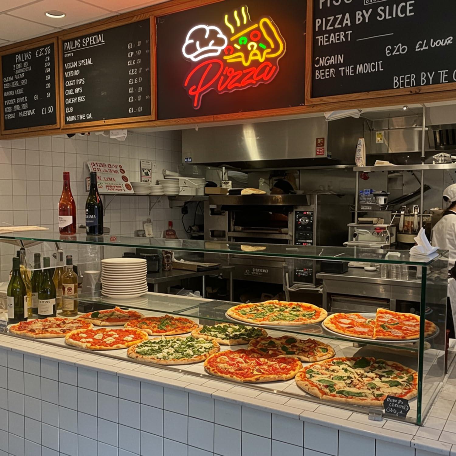Pizza Neonschild Farbenfrohe P – Kitchen Decor Lighting Bewertung und Preis